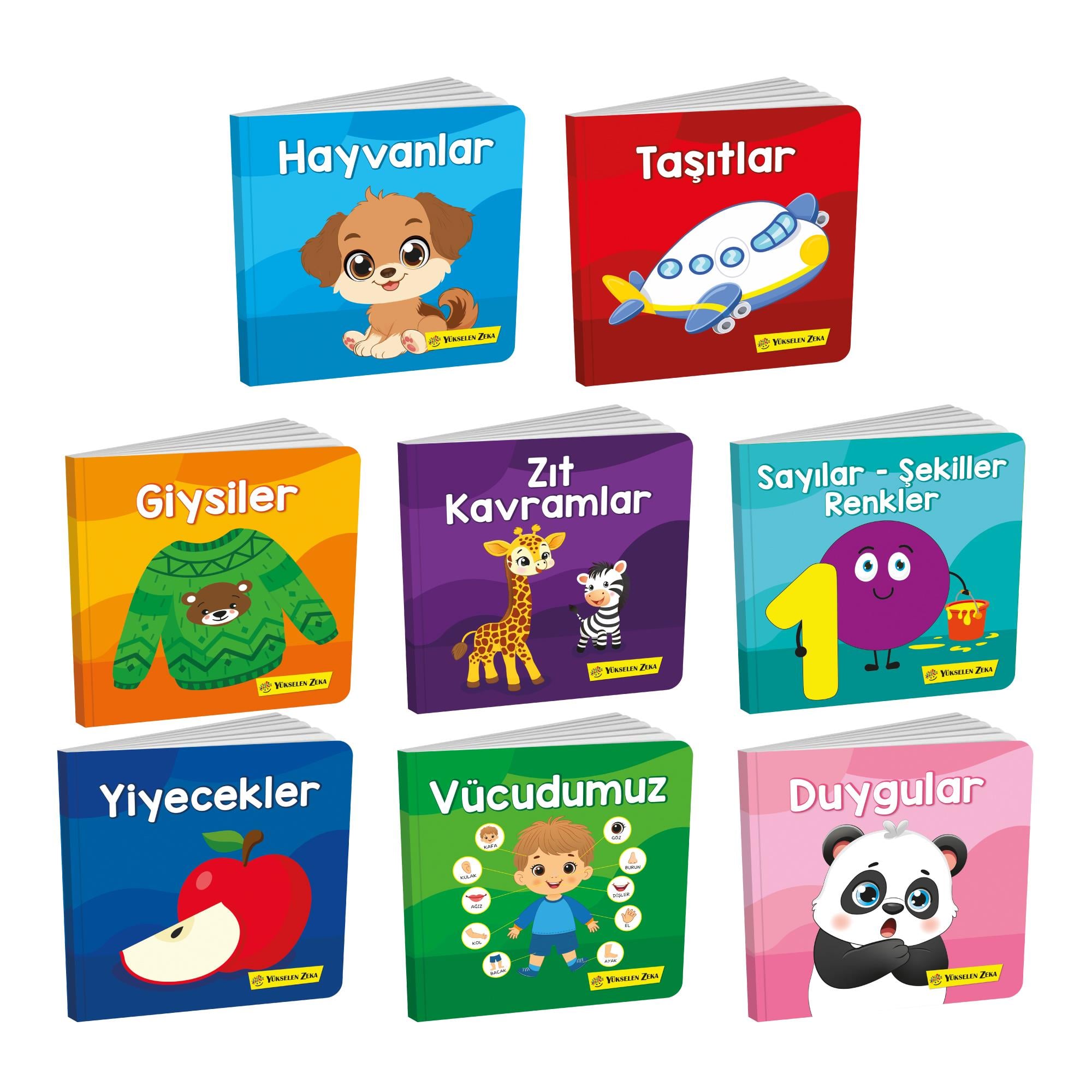 Intelligente Babybibliothek (8 Bücher, 6–24 Monate)