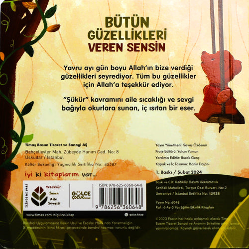 Bütün Güzellikleri Veren Sensin