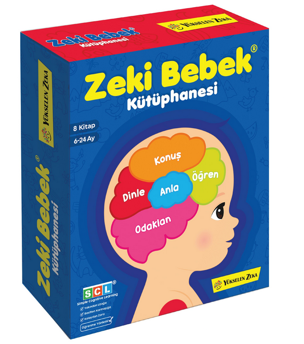 Intelligente Babybibliothek (8 Bücher, 6–24 Monate)