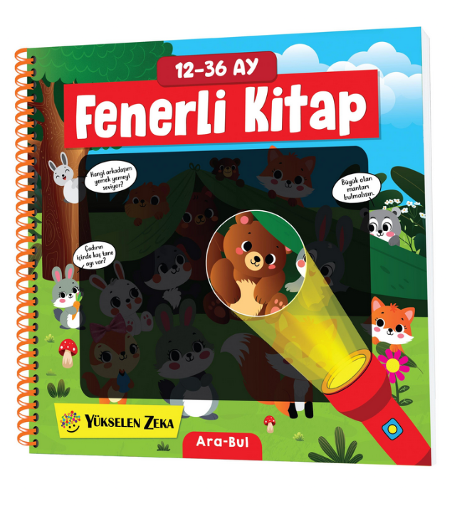 Erstes Taschenlampenbuch für 12-36 Monate